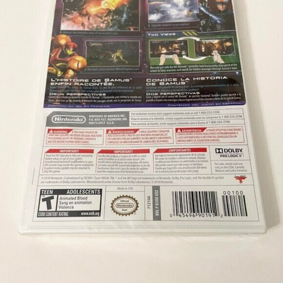 Metroid Other M Nintendo Wii Game Flaws - Picture 7 of 15